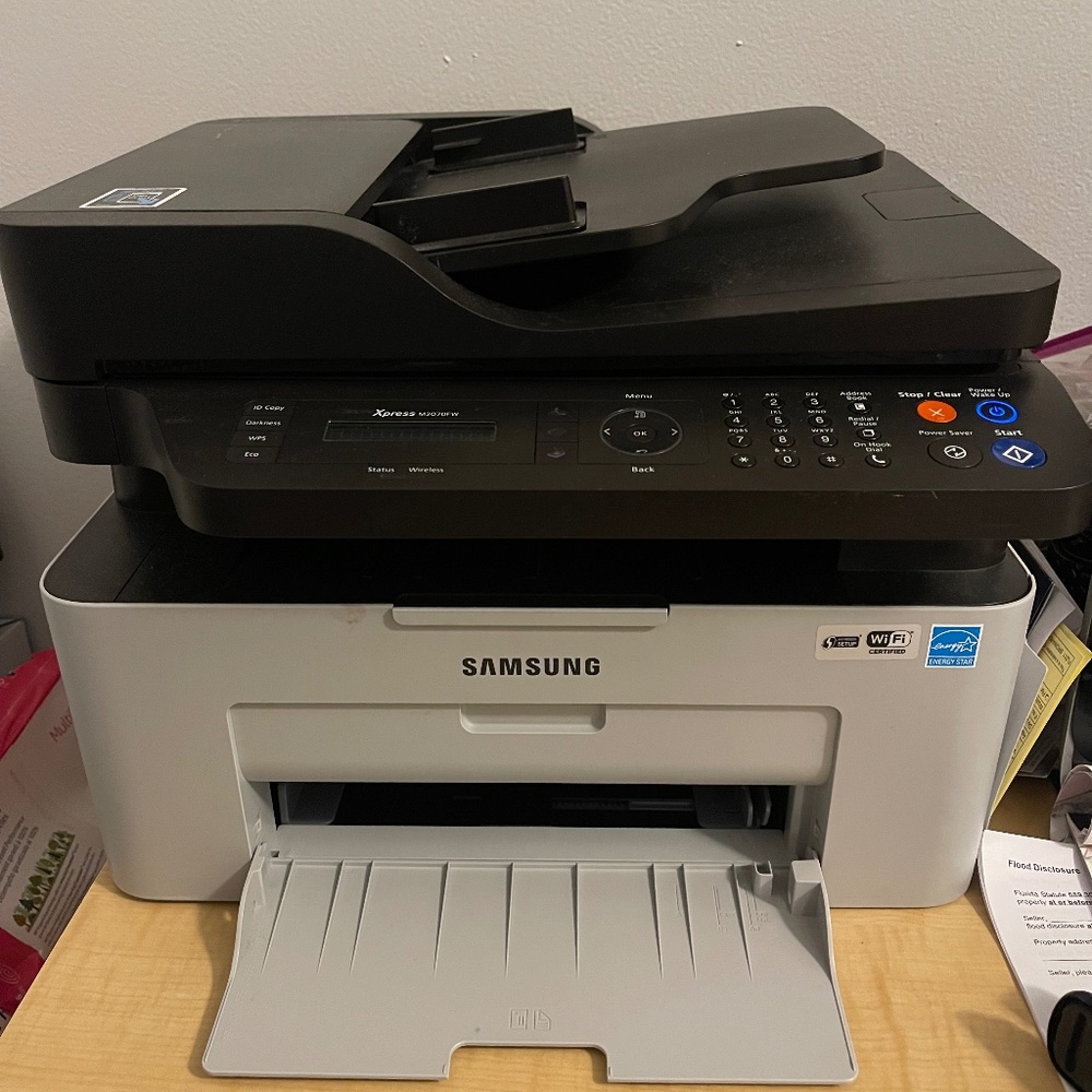 Samsung Xpress M2070W Printer Monochrome Laser Copier Wireless-3350Pg